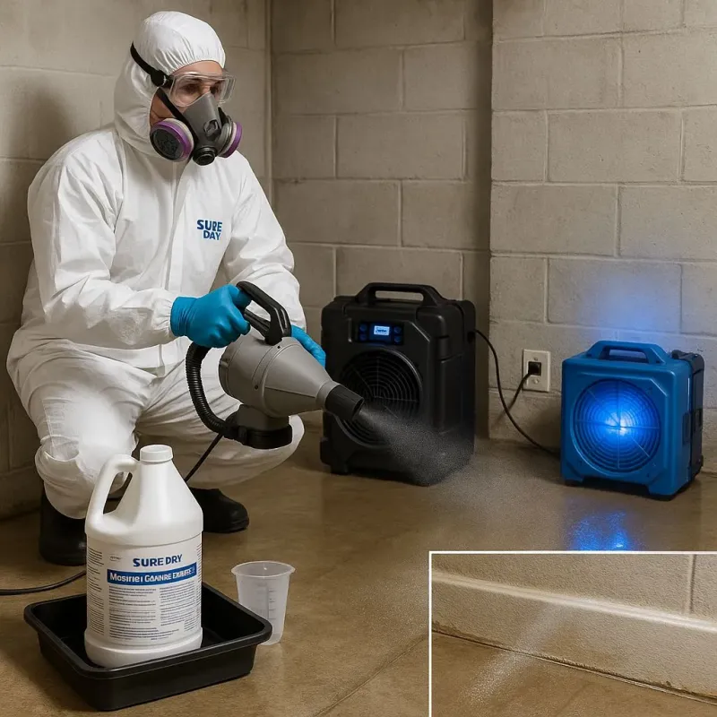 Sanitization and Odor Removal process in Sheboygan, WI